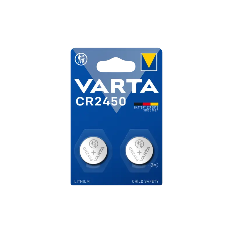 Knoopcelbatterij lithium CR2450