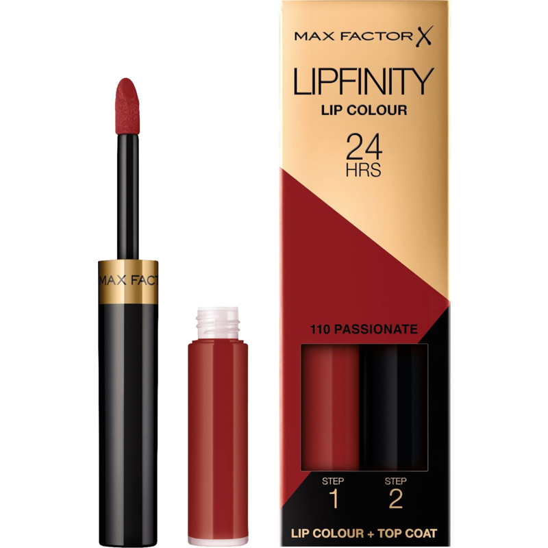 Een afbeelding van Max Factor Lipfinity lippenstift 110 passionate