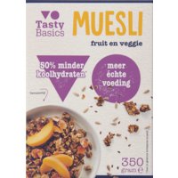 Een afbeelding van Tasty Basics Muesli fruit en veggie
