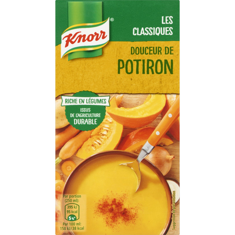 Een afbeelding van Knorr Pompoenweelde soep BEL