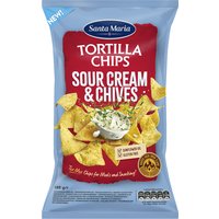 Een afbeelding van Santa Maria Tortilla chips sour cream & chives