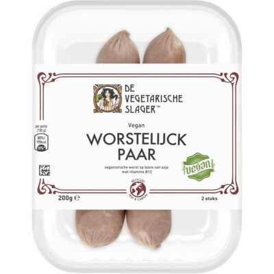 pdp-image-Vegetarische Slager Worstelijck paar vegan