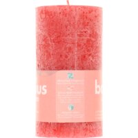 Een afbeelding van Bolsius Rustieke kaars 13cm rood