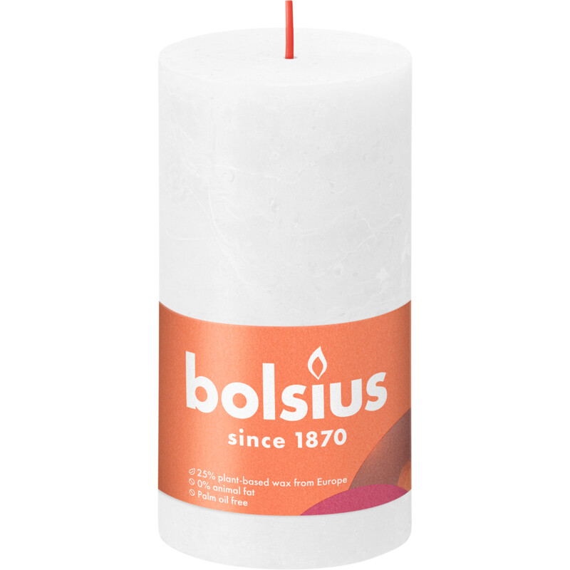 stroomkring Alvast preambule Bolsius Rustieke kaars wit 13cm bestellen | Albert Heijn
