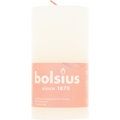 pdp-image-Bolsius Rustieke kaars wit 13cm