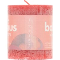 Een afbeelding van Bolsius Rustieke kaars 8cm rood