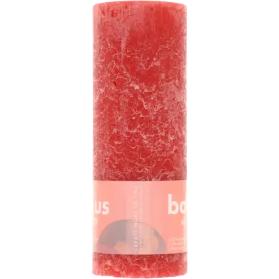 pdp-image-Bolsius Rustieke kaars 19cm rood