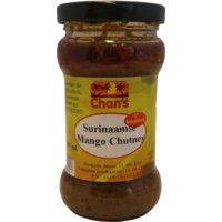Een afbeelding van Chan's Surinaamse mango chutney