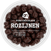 Een afbeelding van AH Pure chocolade rozijnen