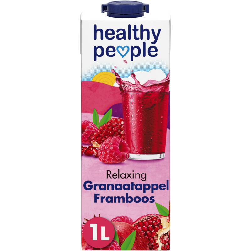 Een afbeelding van Healthy people Relaxing granaatappel framboos