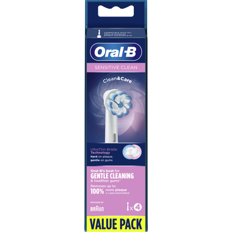 Een afbeelding van Oral-B Sensitive clean opzetborstels