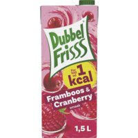 Een afbeelding van DubbelFrisss 1kcal Framboos & cranberry