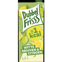 Een afbeelding van DubbelFrisss 1kcal Witte druiven & citroen