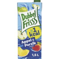 Een afbeelding van DubbelFrisss 1Kcal Appel & perzik