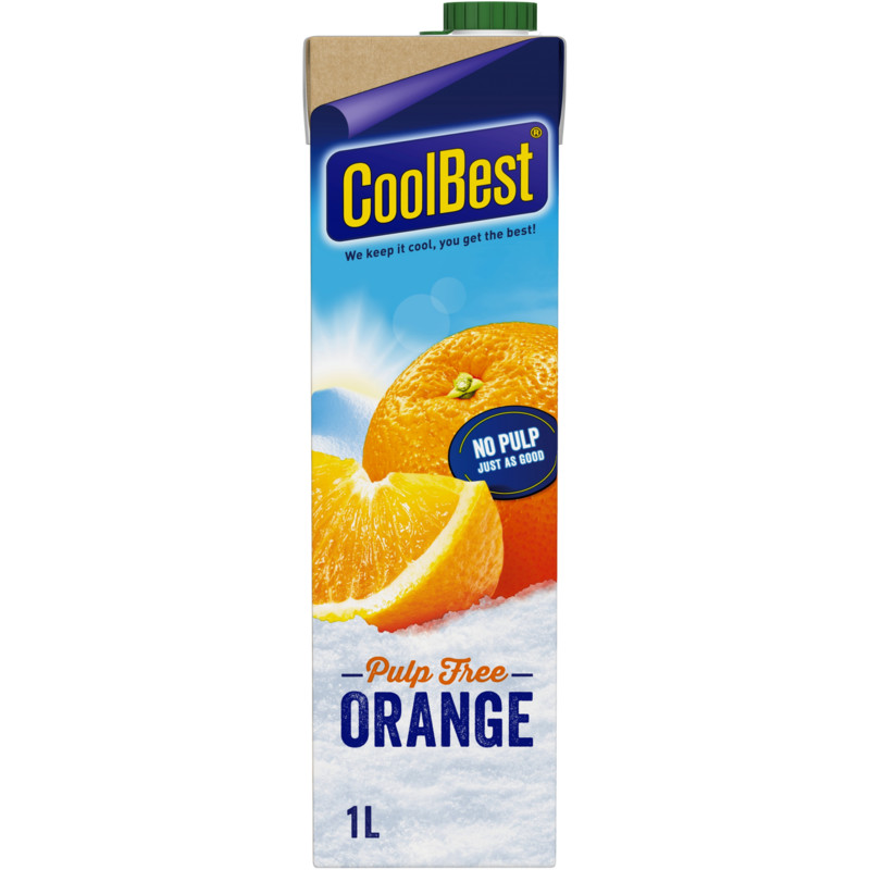 Een afbeelding van CoolBest Premium orange zonder vruchtvlees