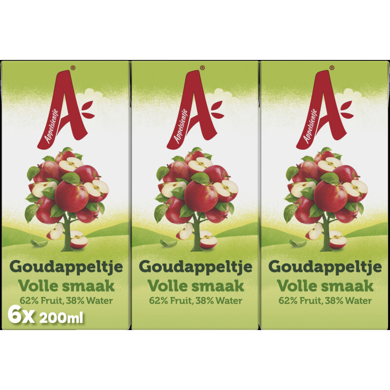Een afbeelding van Appelsientje Goudappeltje volle smaak 6-pack