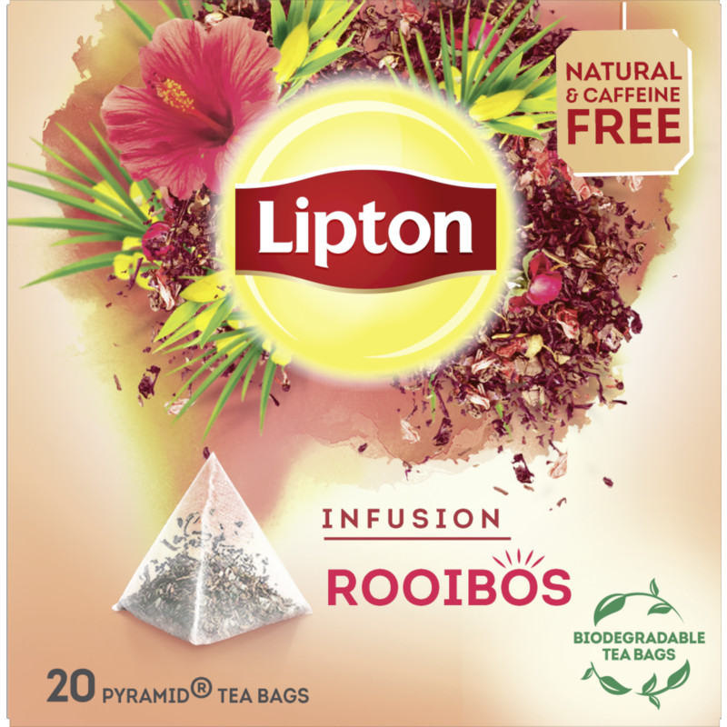 Een afbeelding van Lipton Infusie rooibos no caffeine