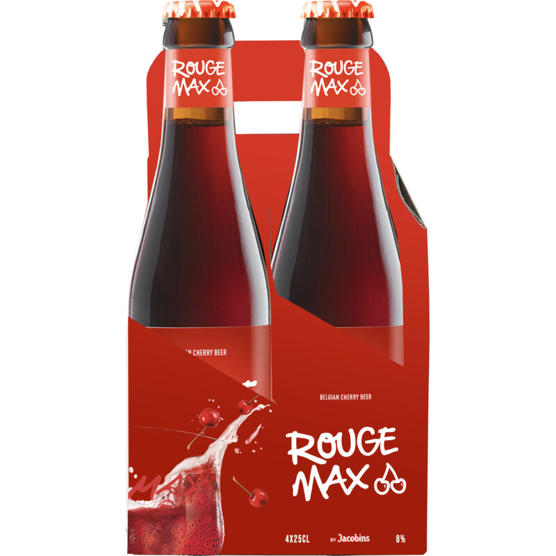 Een afbeelding van Jacobins Rouge max 4-pack