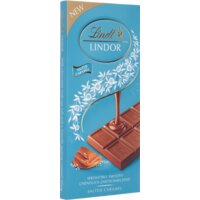 Een afbeelding van Lindt Lindor reep karamel zeezout chocolade