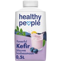 Afbeelding van Healthy people Kefir blauwe bosbessensmaak