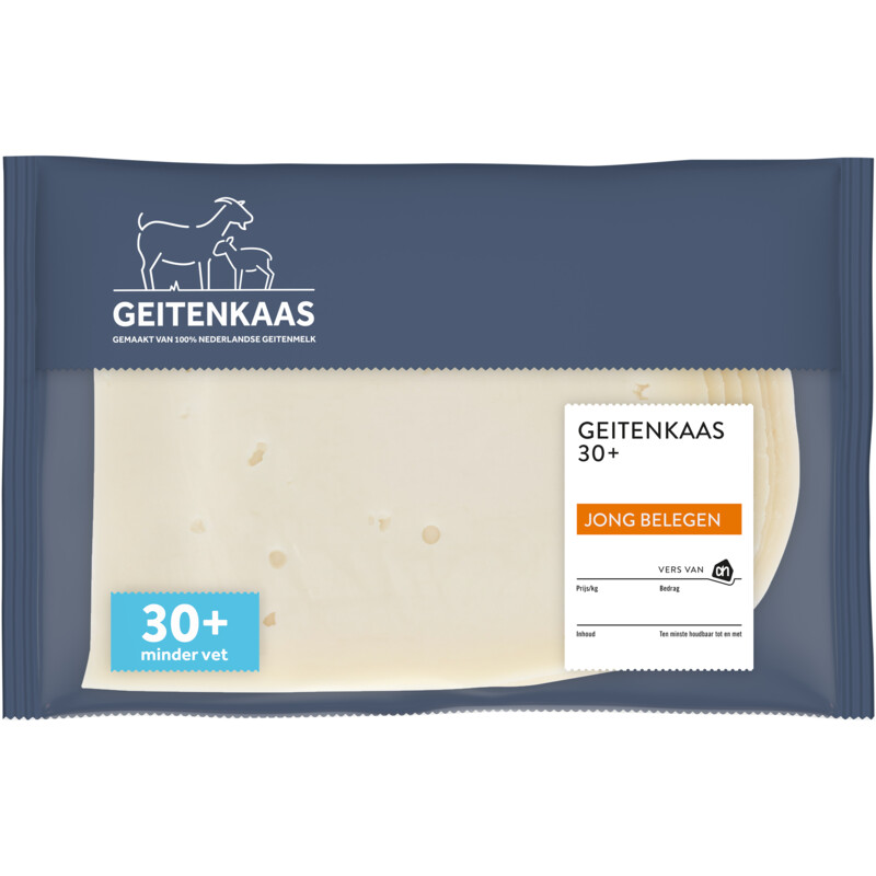 Een afbeelding van AH Geitenkaas jong belegen 30+ plakken