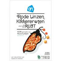 Een afbeelding van AH Kikkererwten en linzenrijst