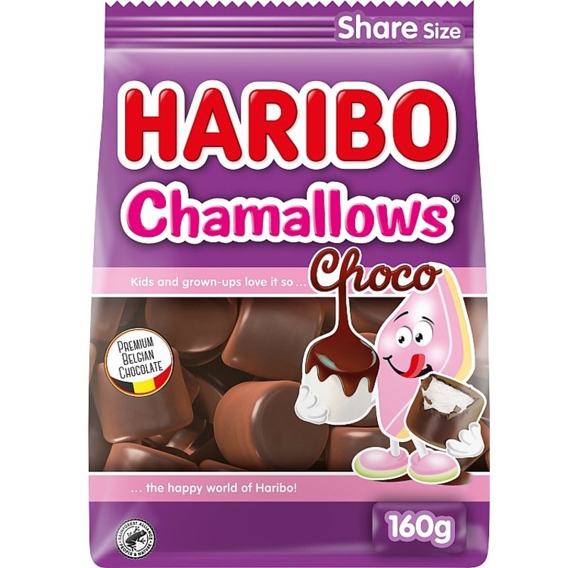 Een afbeelding van Haribo Chamallows chocolade