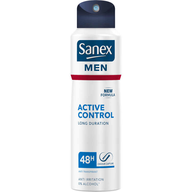 Een afbeelding van Sanex Men active control deodorant spray