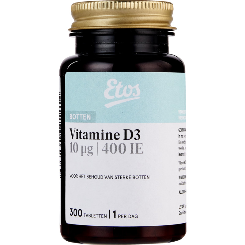 Een afbeelding van Etos Vitamine D3 tabletten