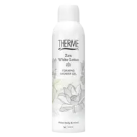 Therme Zen white lotus foaming shower gel
