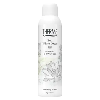 pdp-image-Therme Zen white lotus foaming shower gel