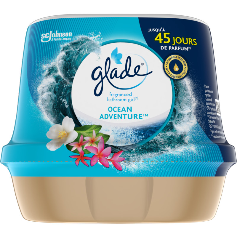 Een afbeelding van Glade Fragranced bathroom gel ocean adventure