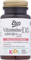Etos Kids vitamine D tabletjes multifruit