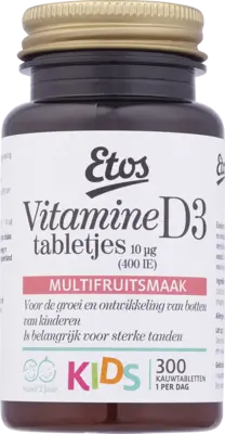pdp-image-Etos Kids vitamine D tabletjes multifruit