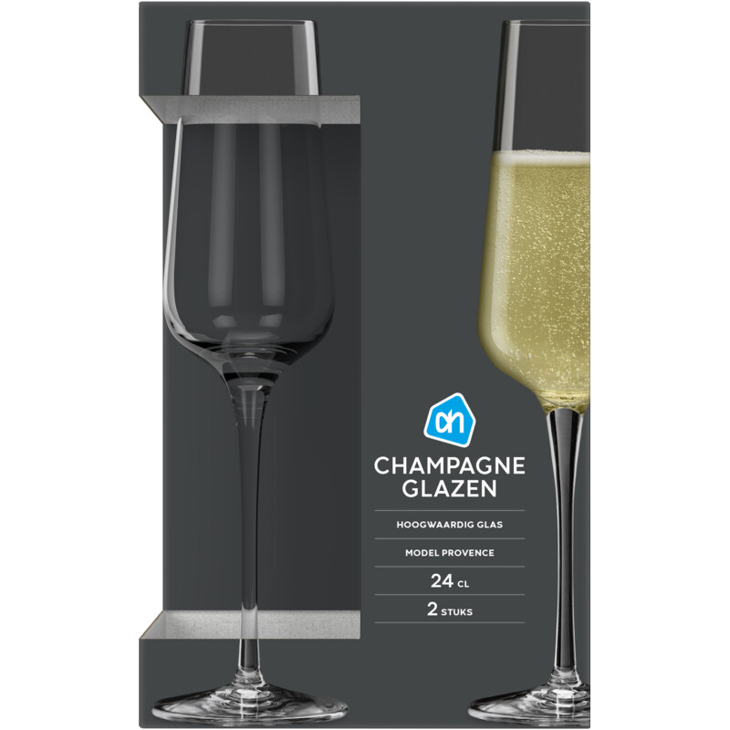 poll Schrijft een rapport demonstratie AH Wijnglas champagne bestellen | Albert Heijn