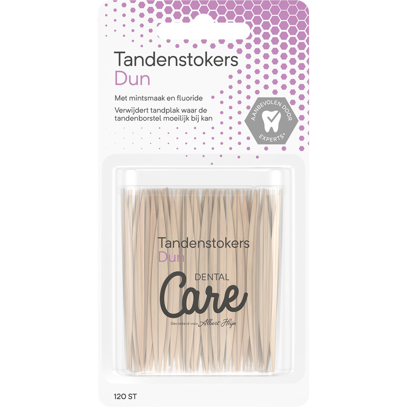 Een afbeelding van Care Tandenstokers dun