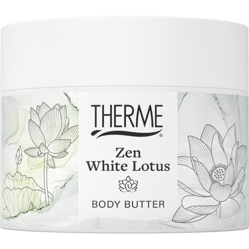 Een afbeelding van Therme Zen white lotus body butter