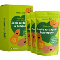 Een afbeelding van Mama deli Zoete aardappel & pompoen 4+ mnd