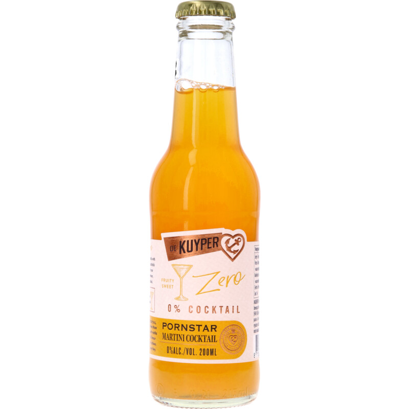 Een afbeelding van De Kuyper Pornstar martini 0% alcoholvrij