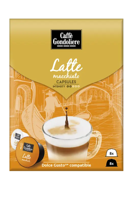 Caffè Gondoliere Dolce gusto compatible latte macchiato