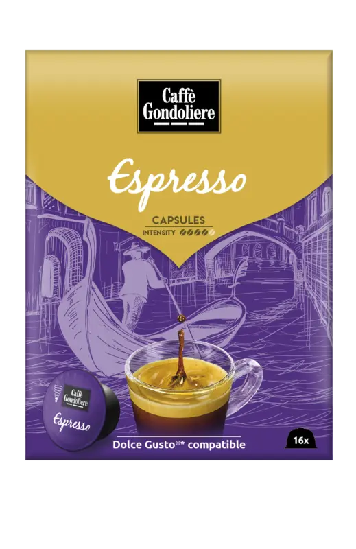 Caffè Gondoliere Dolce gusto compatible espresso