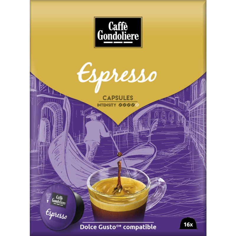 Een afbeelding van Caffé Gondoliere Espresso capsules