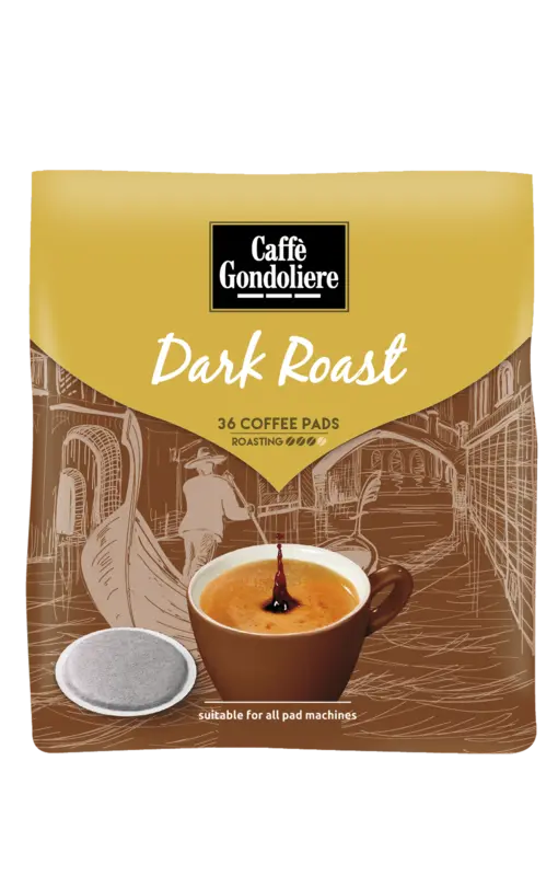 Caffè Gondoliere Dark roast coffee pads