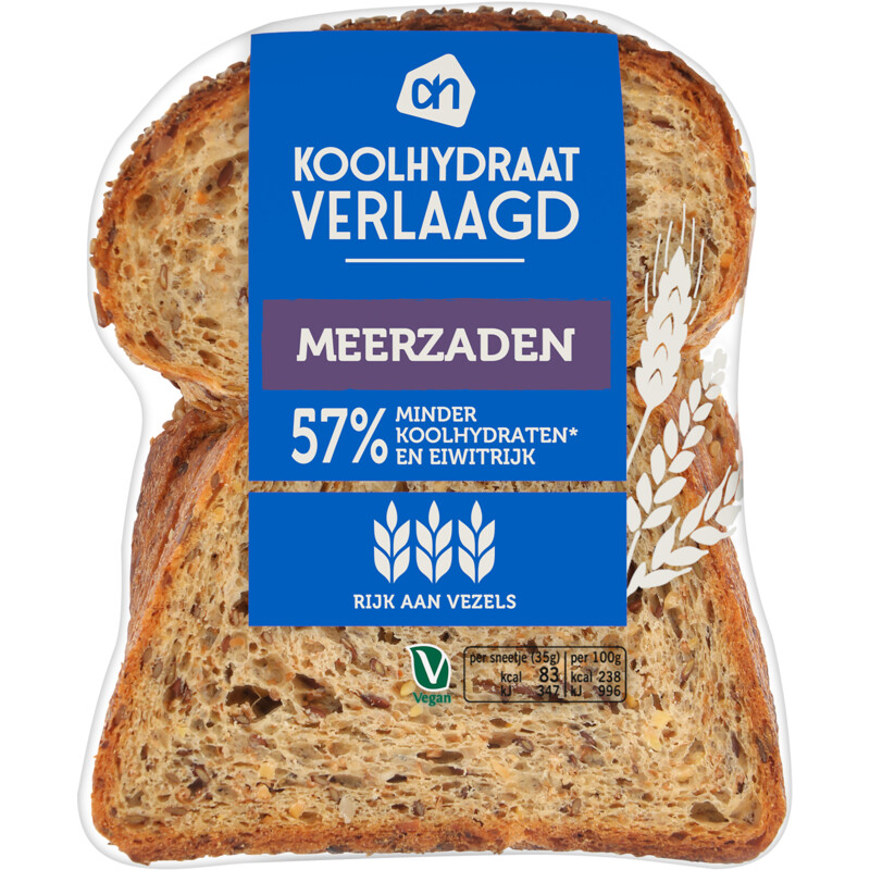 Een afbeelding van AH Koolhydraat verlaagd meerzaden half