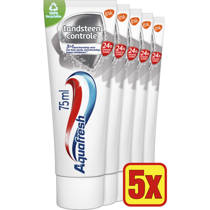 Een afbeelding van Aquafresh Tandsteen control tandpasta