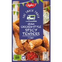 Een afbeelding van Iglo Snack truck vega chicken spicy tenders