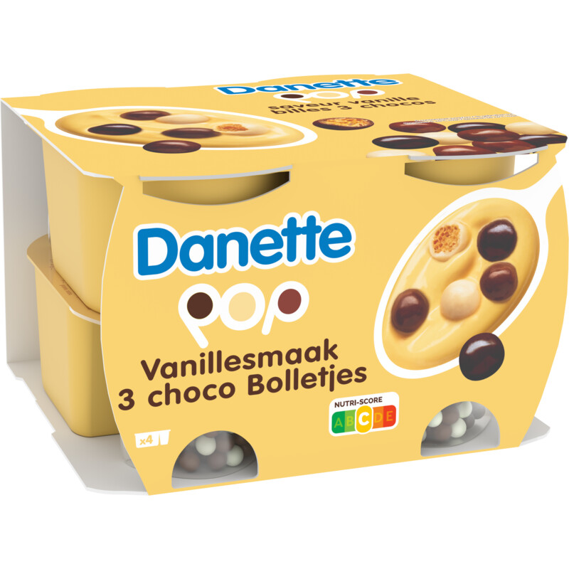 Een afbeelding van Danette Pop vanillesmaak bel