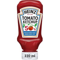 Een afbeelding van Heinz Tomaten ketchup 50% minder suikers&zout