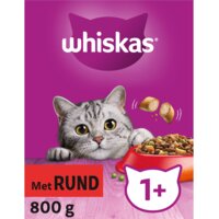 Een afbeelding van Whiskas 1+ Brokken met rund