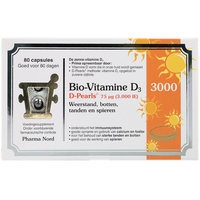 Een afbeelding van Bio Vitamine D3 3000 D-pearls 75µg